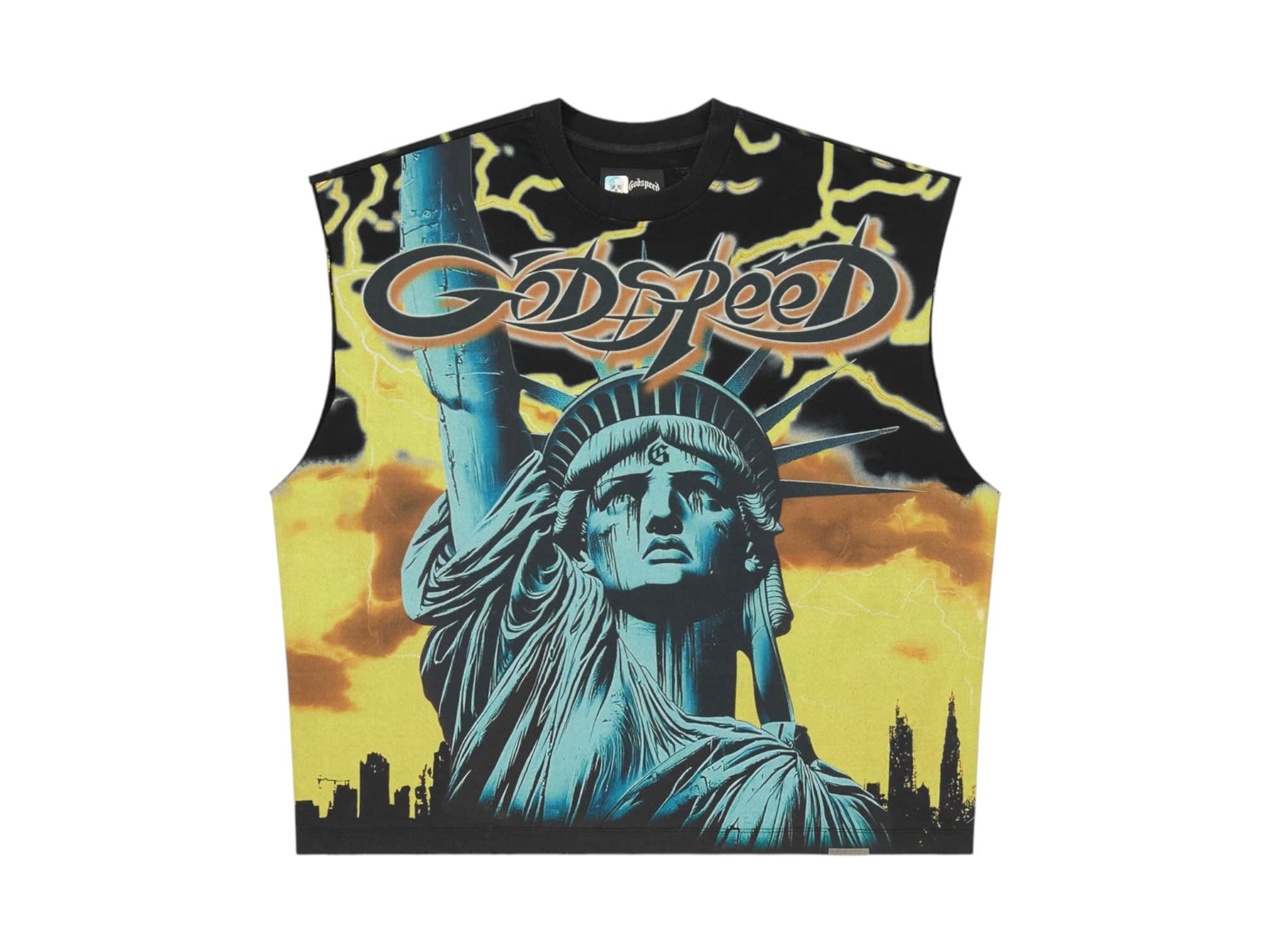 Godspeed Voltage Sleeveless T-Shirt Yellow