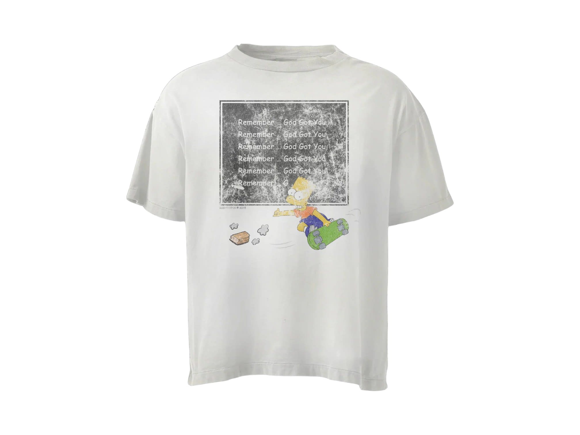 Righteous BART T-Shirt White