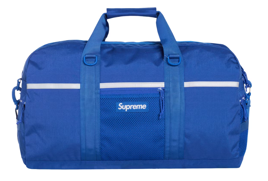 Supreme Duffle Bag (FW24) Blue