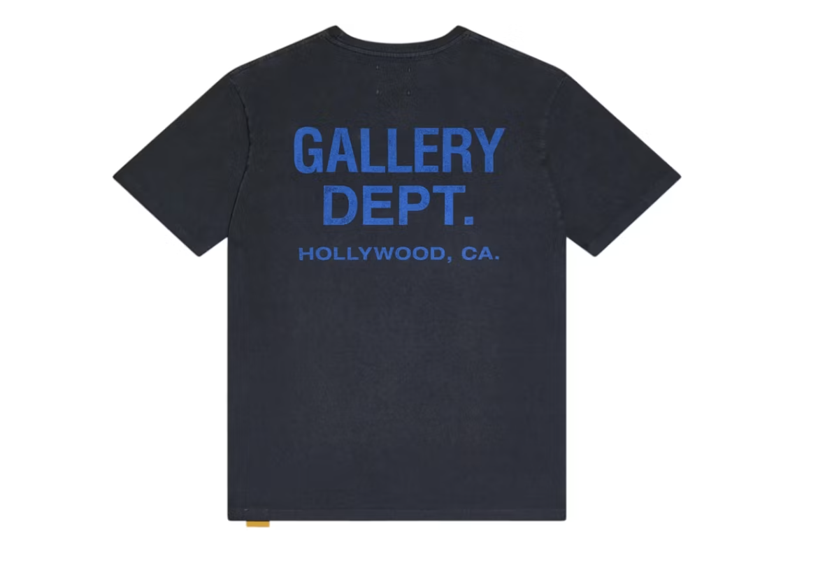 Gallery Dept. Souvenir T-Shirt Black/Blue