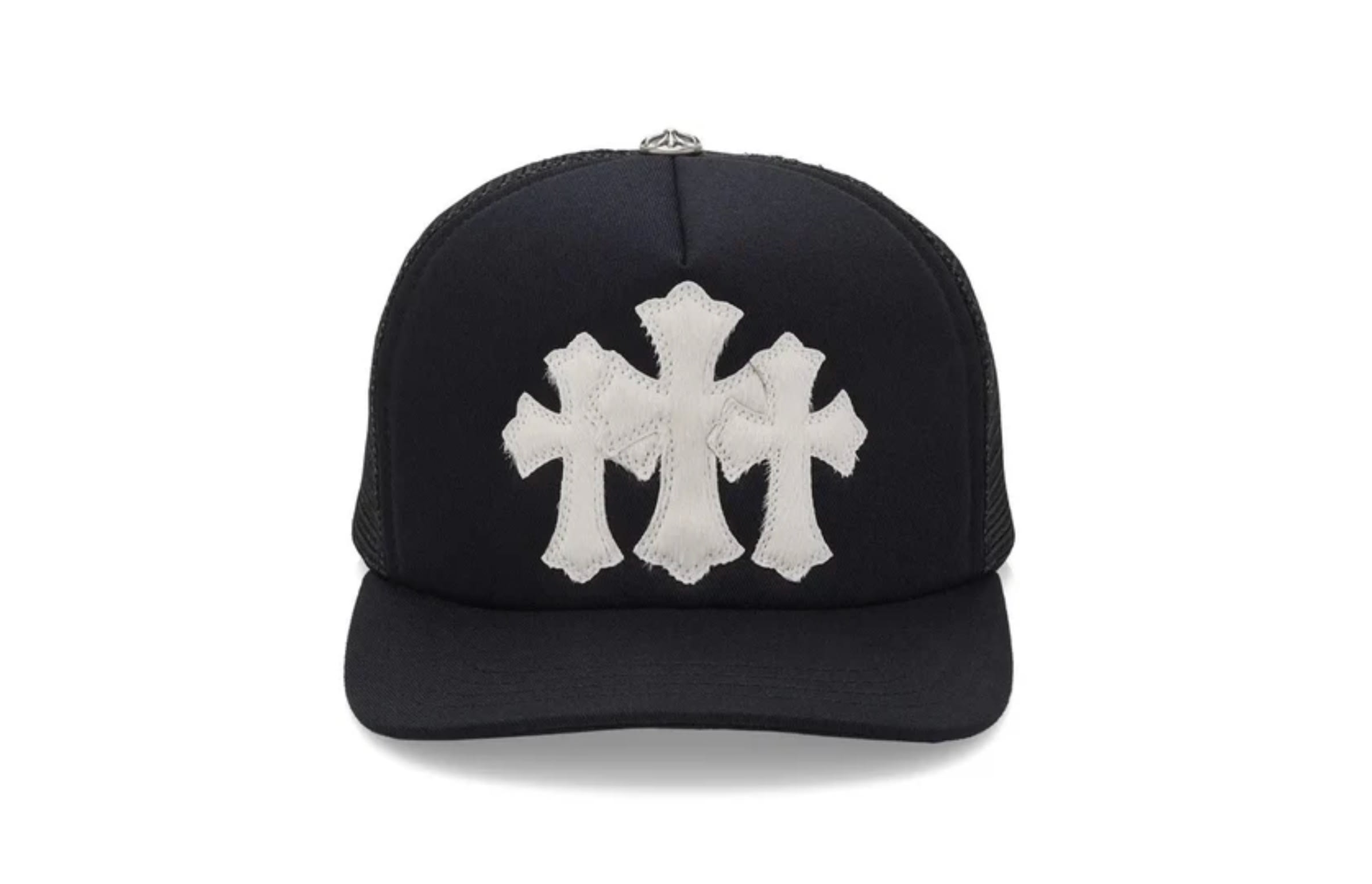 Chrome Hearts Cemetery Trucker Hat Black