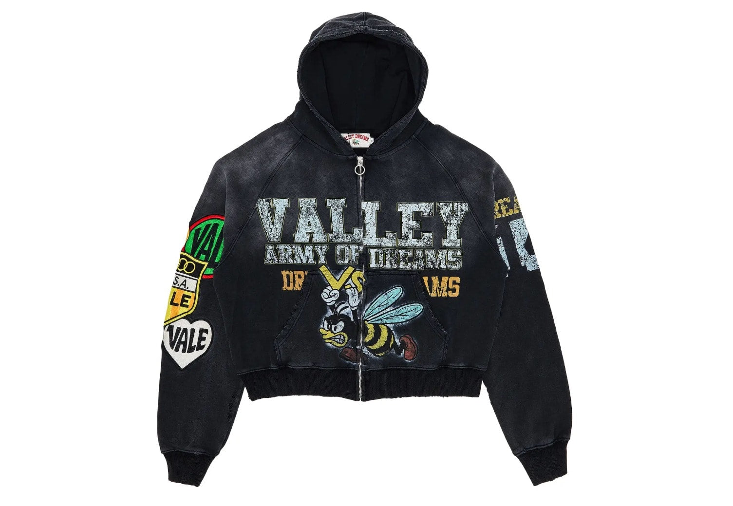 Vale Forever Army Zip Up Black