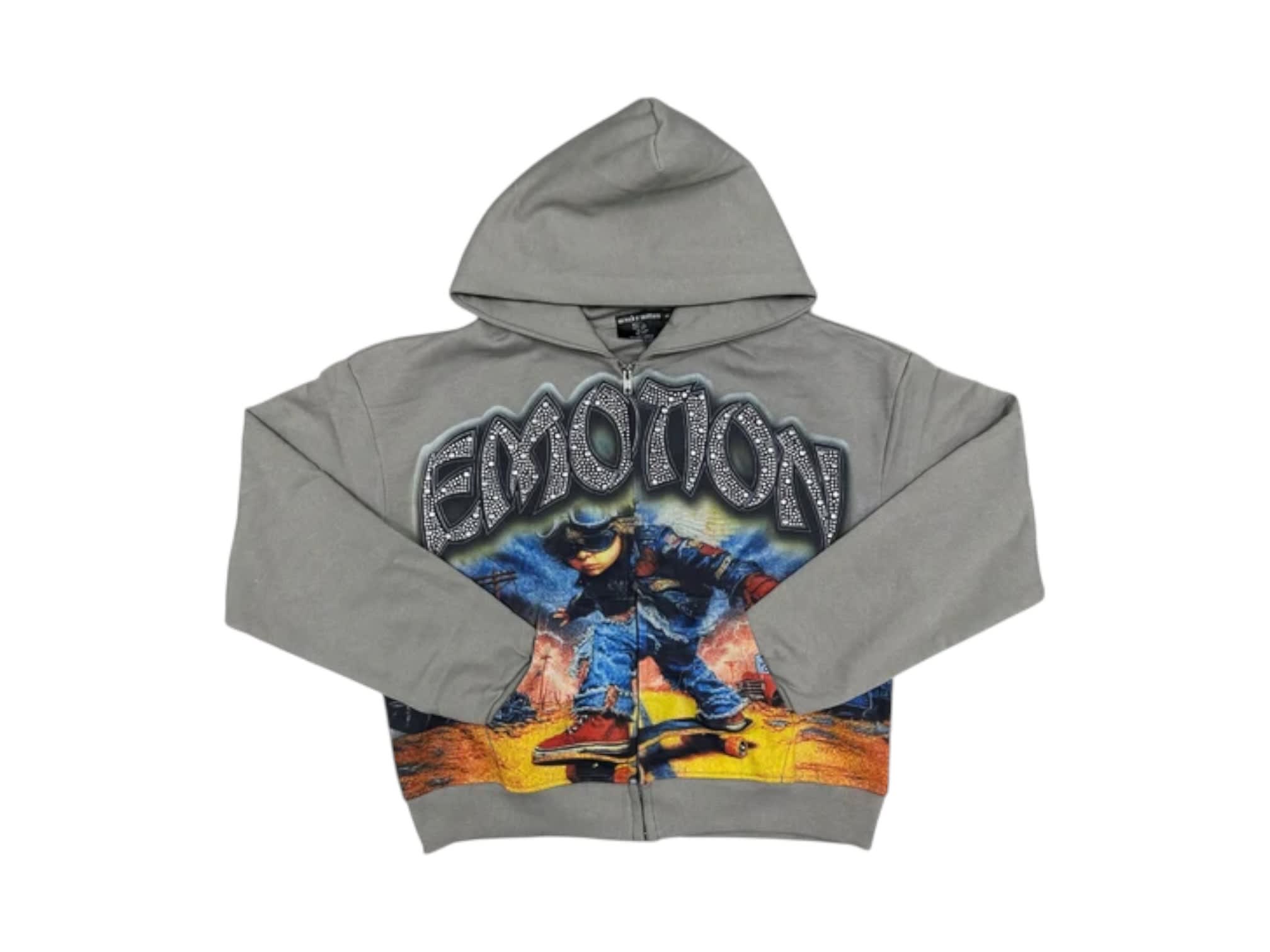 Mixed Emotion Last Ride Hoodie Grey