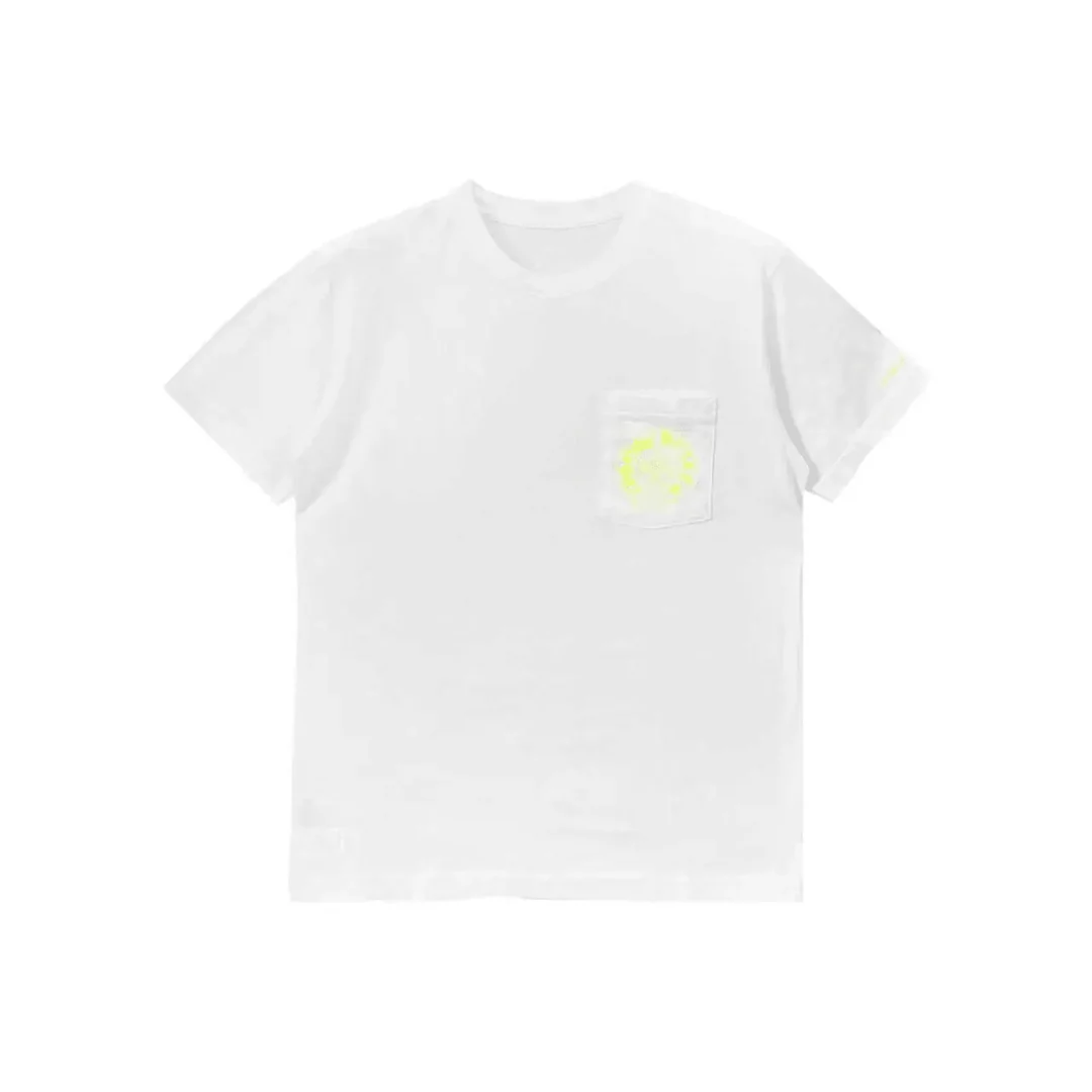 Chrome Hearts Horseshoe Pocket T-Shirt White/Neon