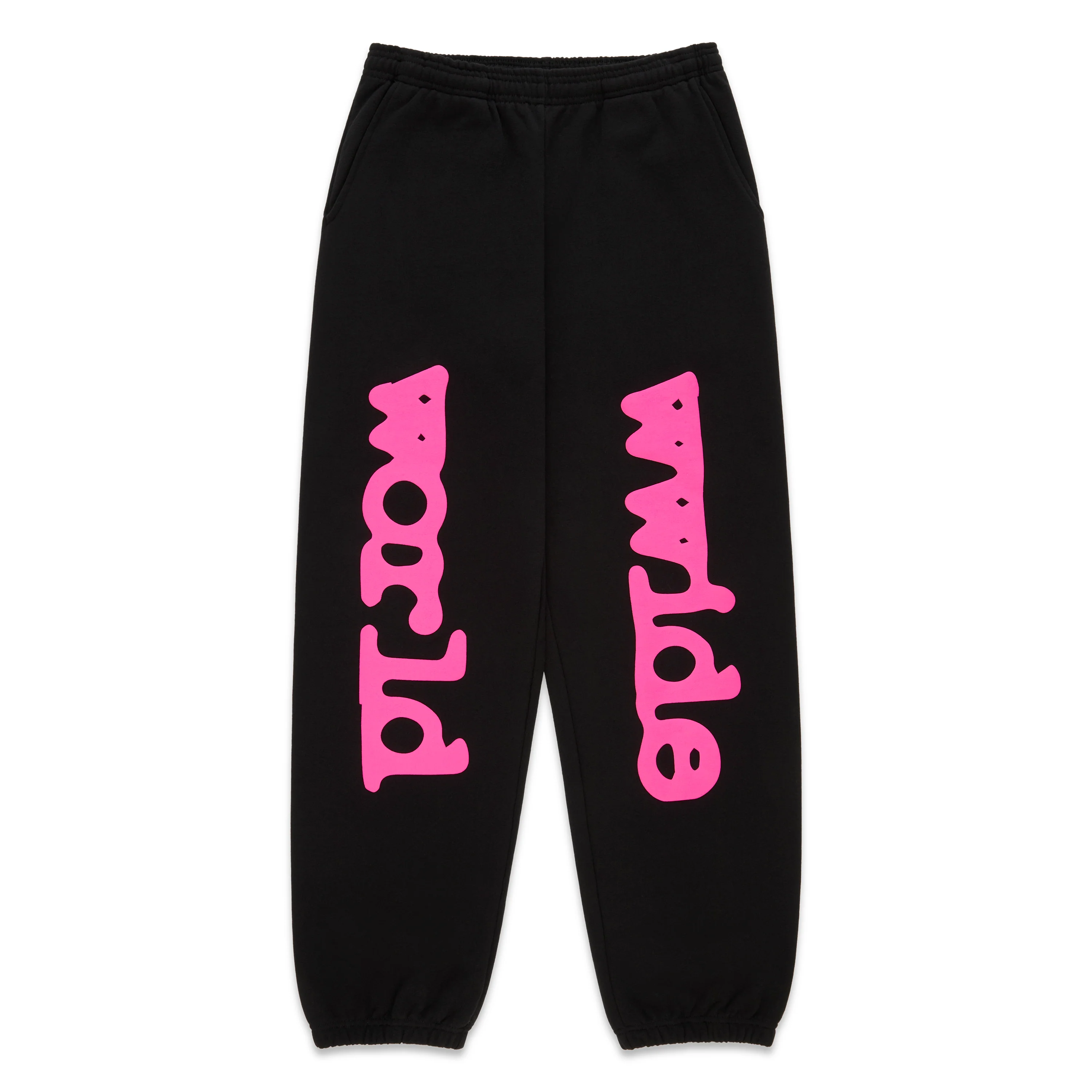 Sp5der Beluga Angel Number Sweatpants Black/Pink