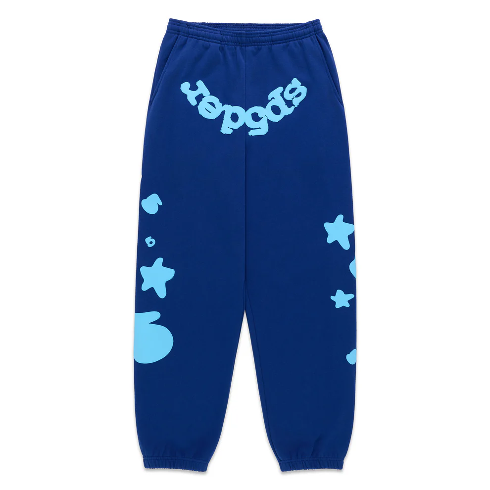 Sp5der Beluga Sweatpants Navy Blue