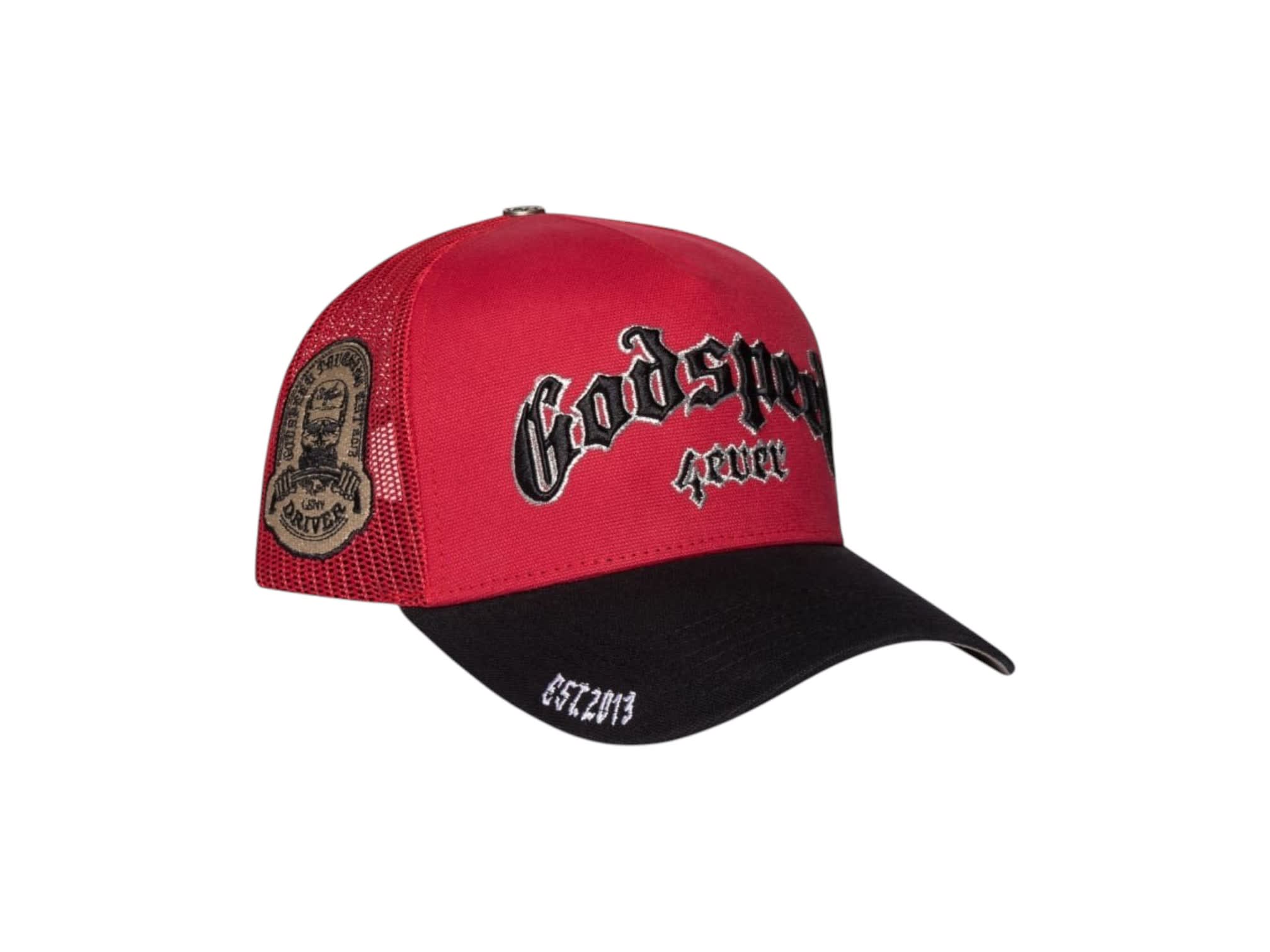 Godspeed GS Forever Trucker Hat Red/Black
