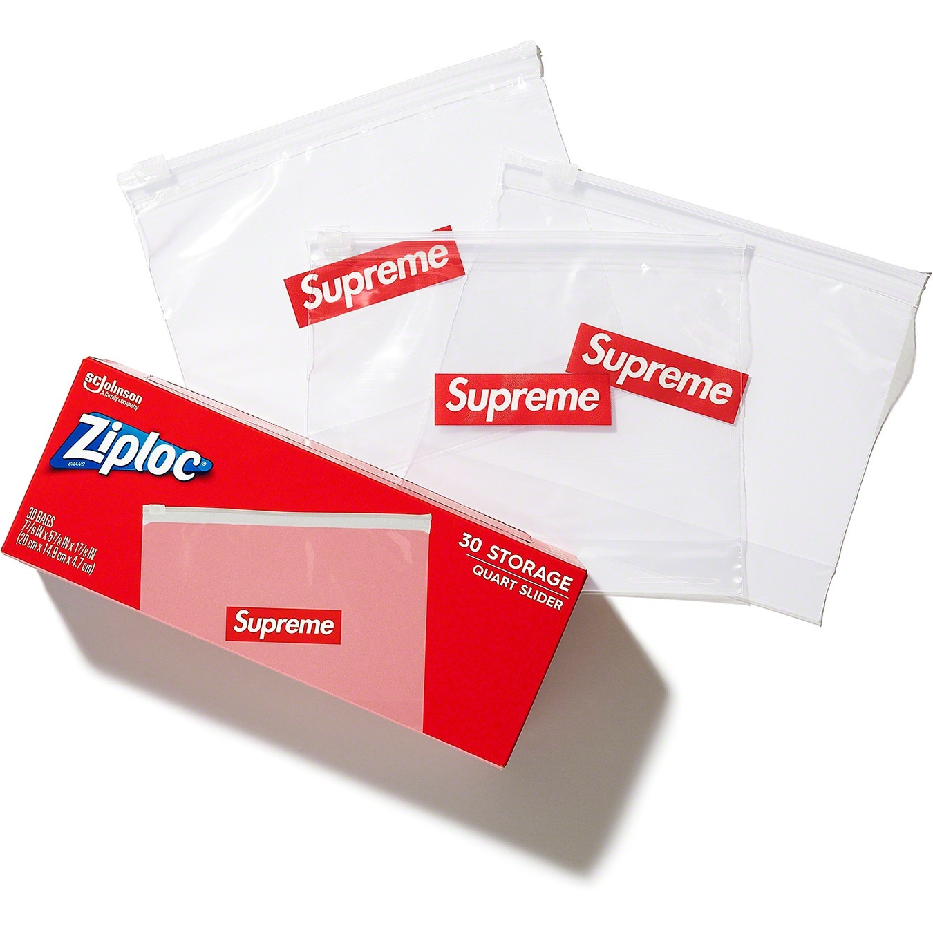 Supreme Ziploc Bags (Box Of 30)