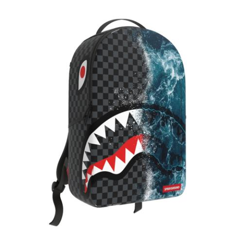 Sprayground Split Ocean Deep Backpack Black