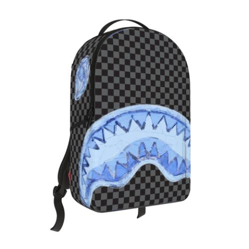 Sprayground Sharks on Iceberg Backpack Black/Blue
