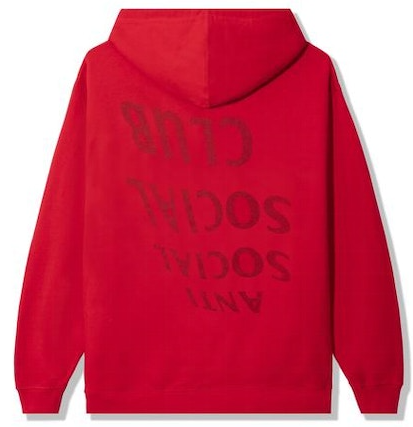 Anti Social Social Club After I Met You Hoodie Red