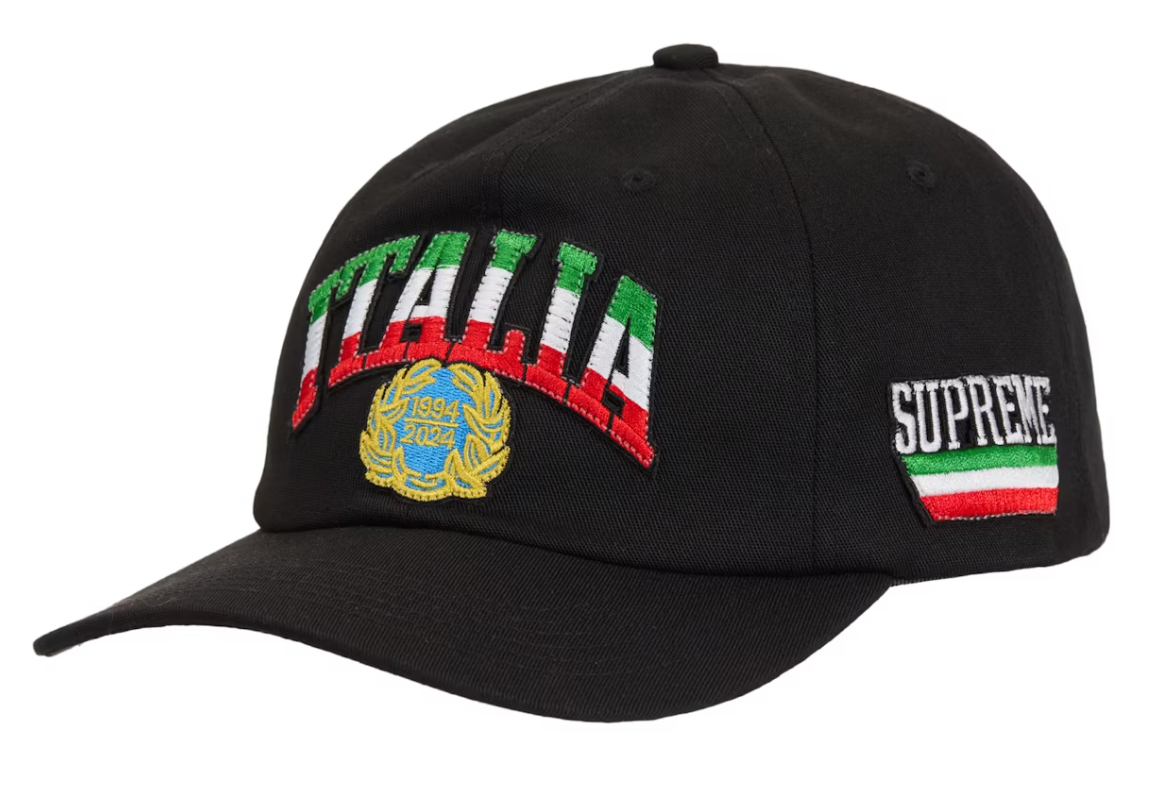 Supreme Italia 6-Panel Black
