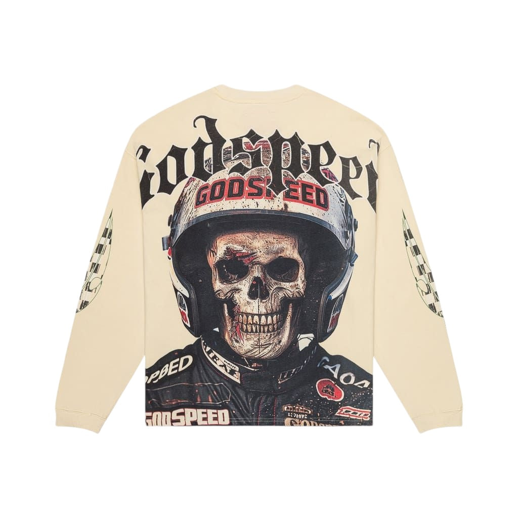 Godspeed CrashOut L/S T-Shirt Bone