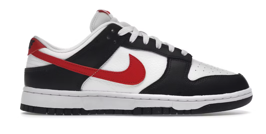 Nike Dunk Low Retro Red Swoosh Panda