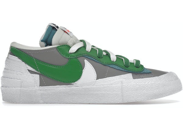 Nike Blazer Low Sacai Medium Grey Classic Green