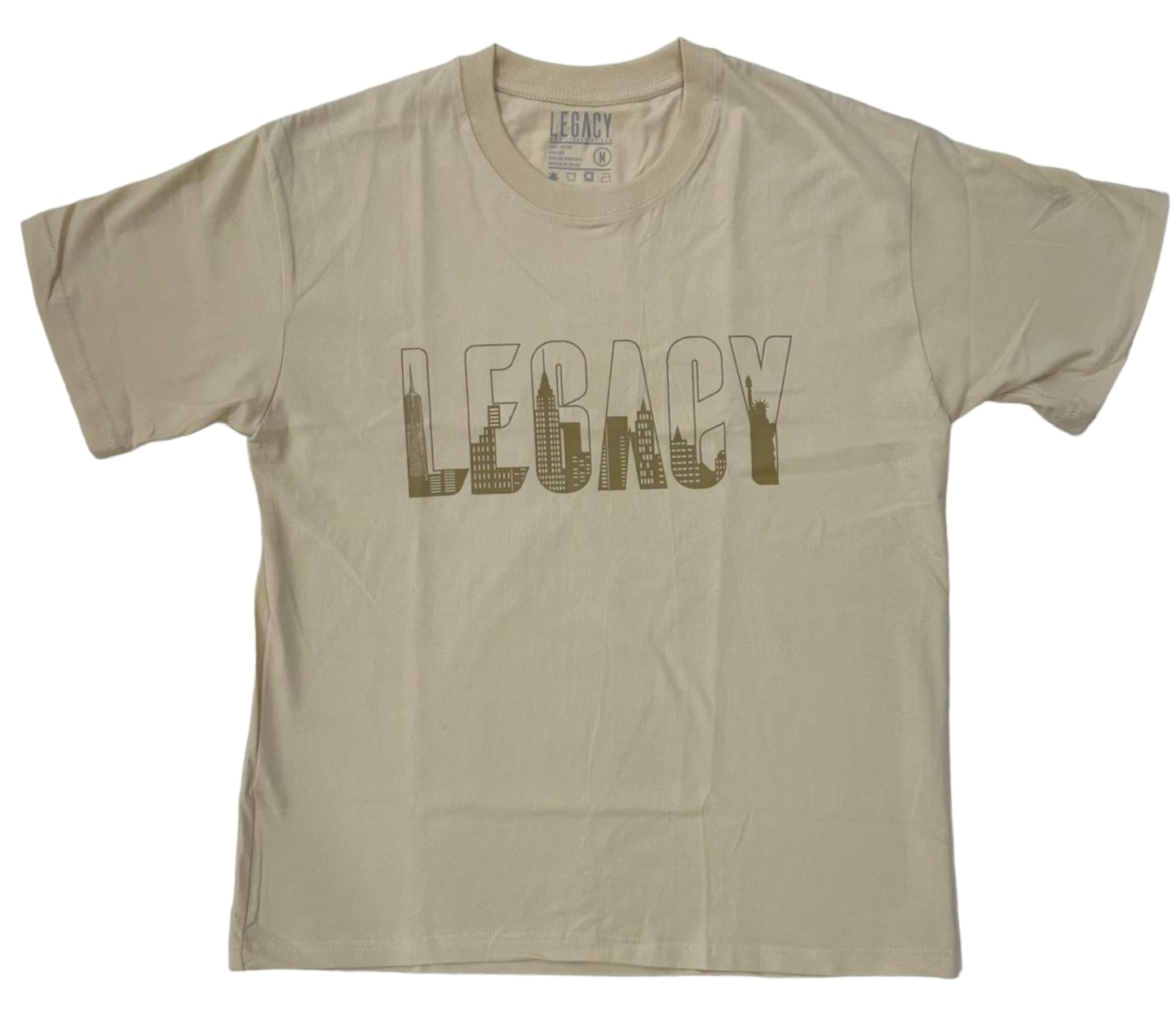 LEGACY NYC Skyline T-Shirt v2 Grullo/Gold