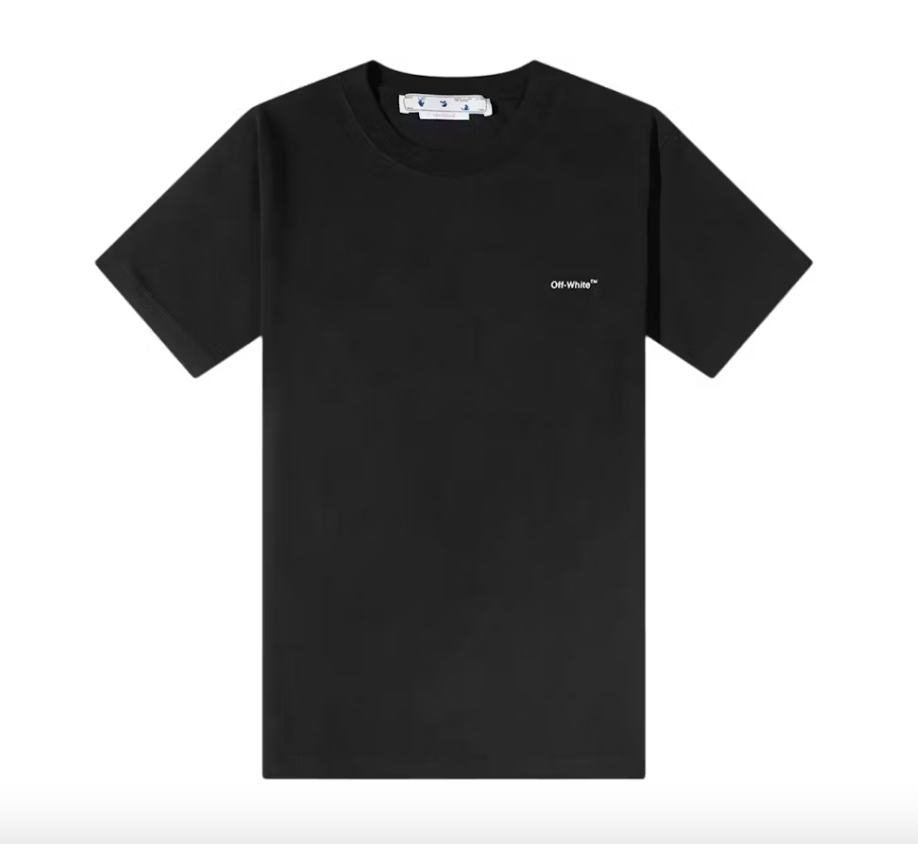 OFF-WHITE For All Slim T-Shirt Black/White