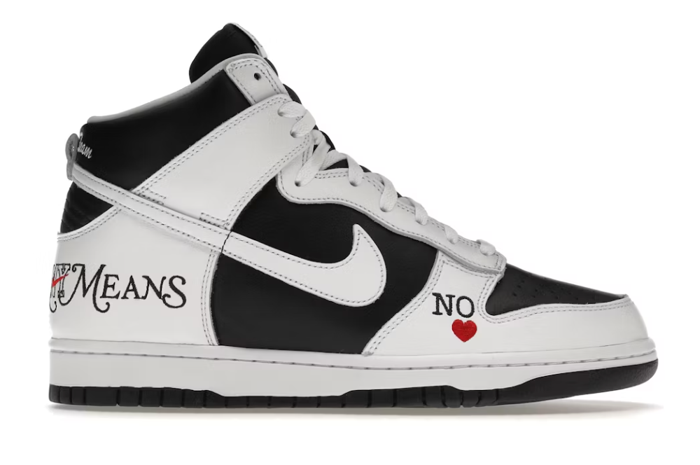 Nike SB Dunk High Supreme By Any Means Black