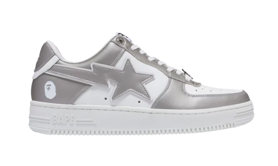 A Bathing Ape Bape Sta Silver
