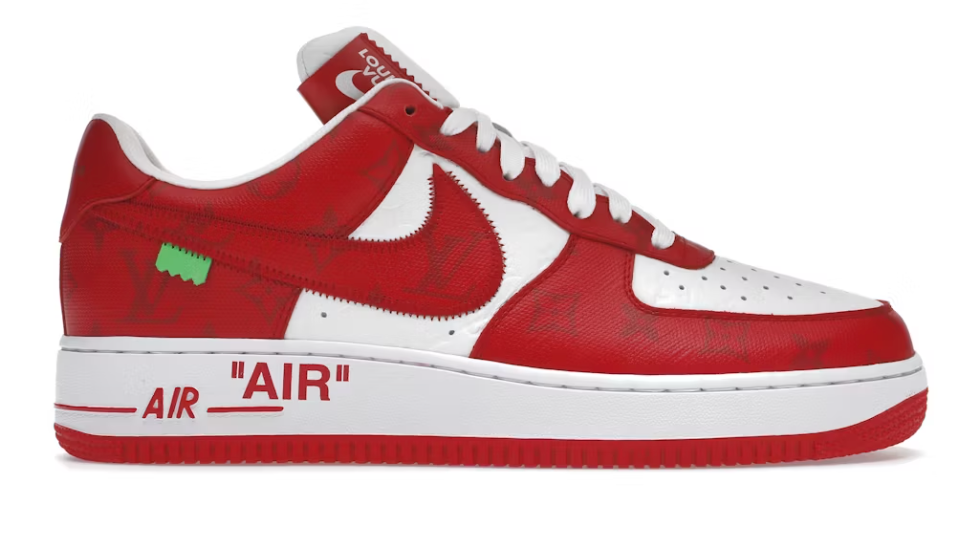 Louis Vuitton x Nike Air Force 1 Low 'White/Comet Red'