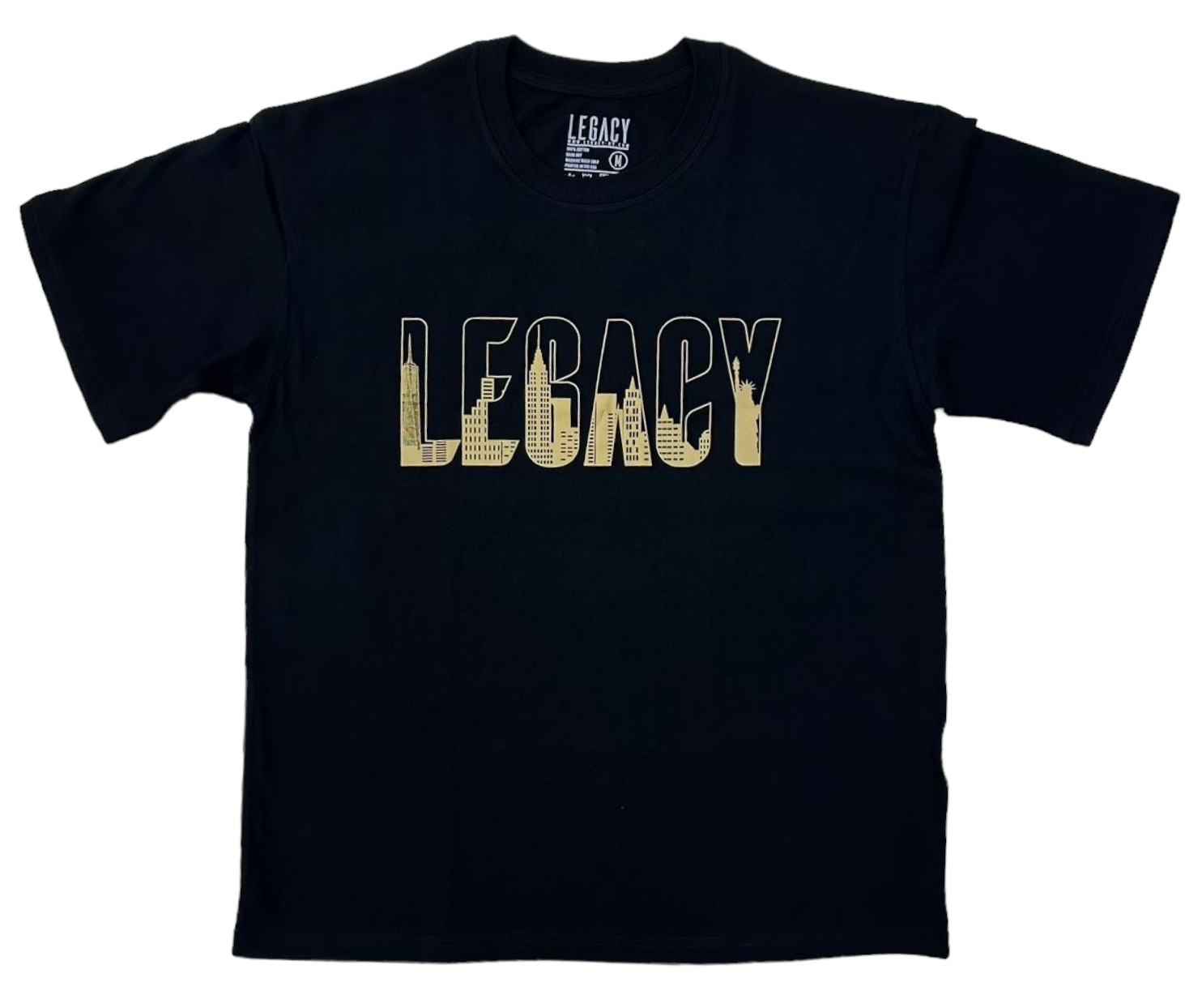 LEGACY NYC Skyline T-Shirt v2 Black/Gold