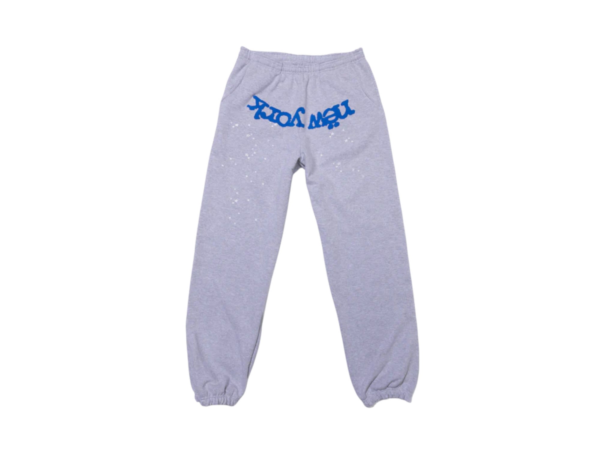 Sp5der OG Web V2 Knicks Home Sweatpants Heather Grey