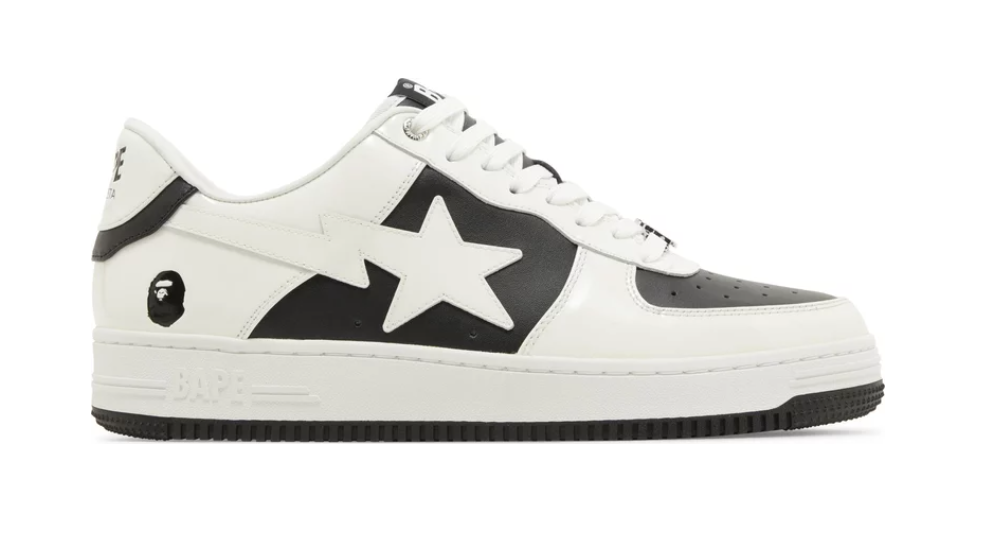 A Bathing Ape Bape Sta White/Black