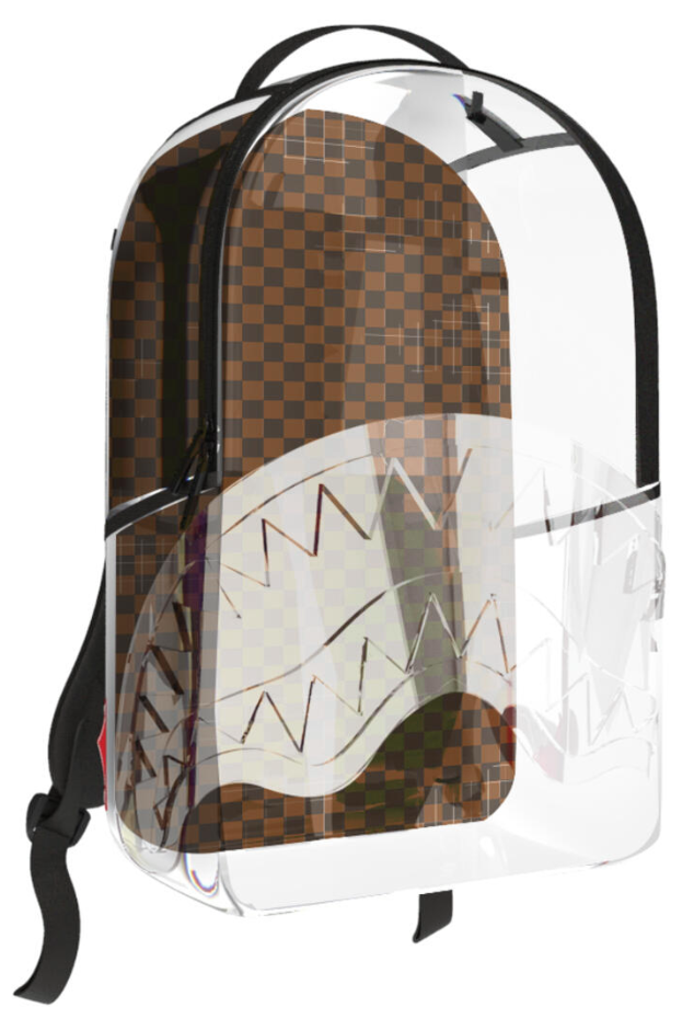 Sprayground Sip Backpack Brown Clear
