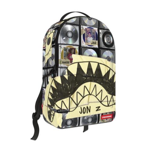 Sprayground Jon Z Album Collection Backpack Silver/Cream