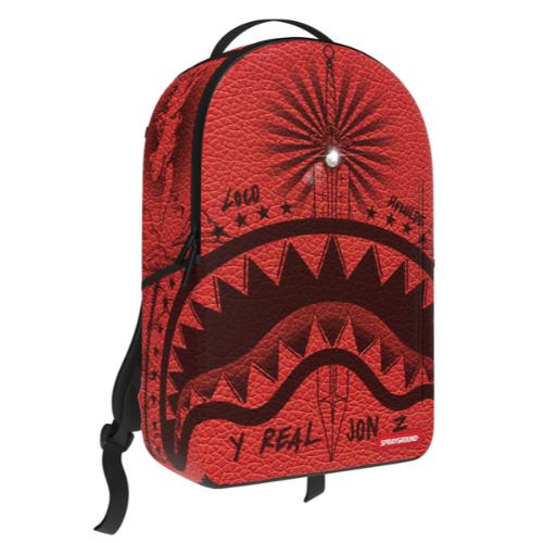 Sprayground Jon Z Tattoos Backpack Red