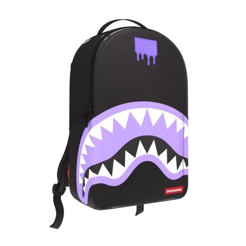 Sprayground Shark Central Backpack Black/Light Purple