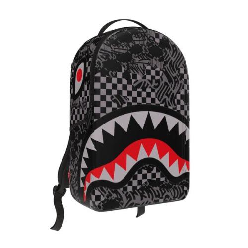 Sprayground 4AM Red Shark Backpack Black