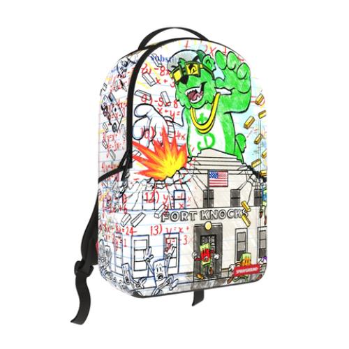 Sprayground Fracturing Fort Backpack White