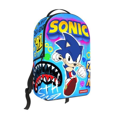 Sprayground Sonic on the Run Backpack Blue