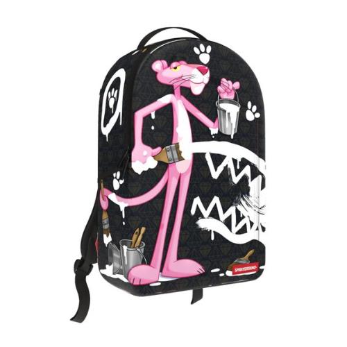 Sprayground Pink Panther Painting Backpack Black/Pink