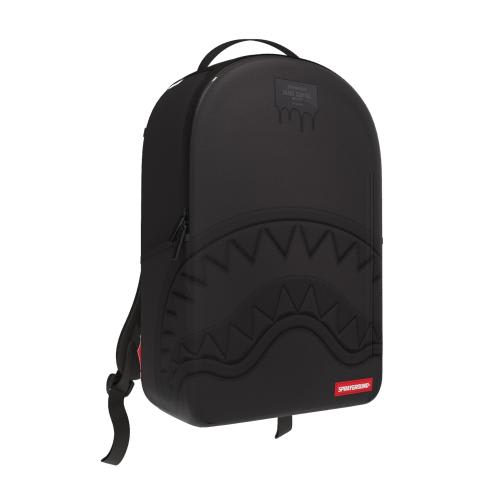 Sprayground Shark Central Blacked Out Embossed Nylon Backpack