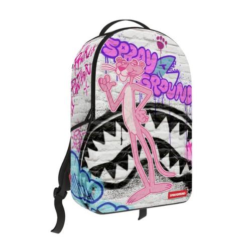 Sprayground Pink Panther Graff Backpack White/Pink