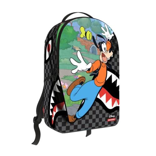 Sprayground Disney Goofy Curtain Reveal Backpack Black