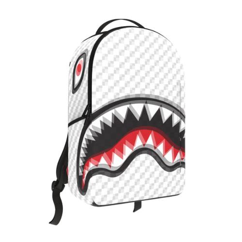 Sprayground Sharks in Paris 3D Effect Backpack White