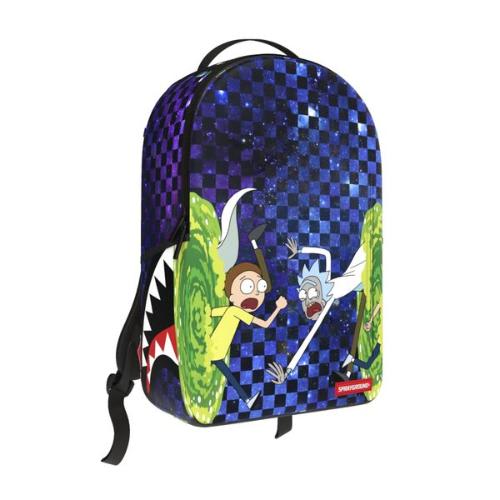 Sprayground Rick and Morty Portal Jumping Backpack Blue