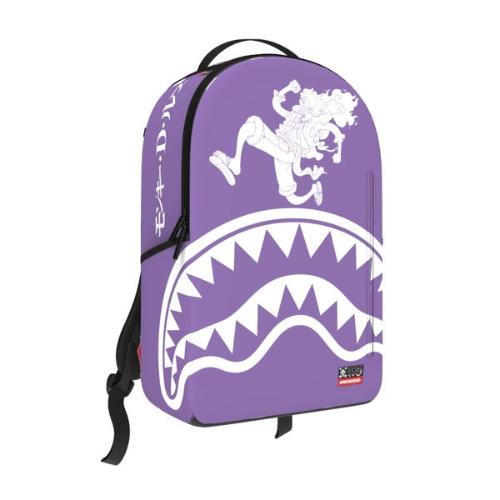 Sprayground One Piece Gear 5 Stencil Backpack Purple