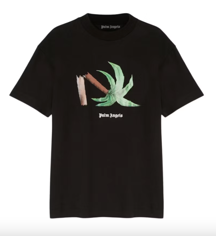 Palm Angels Broken Palm Classic T-Shirt Black