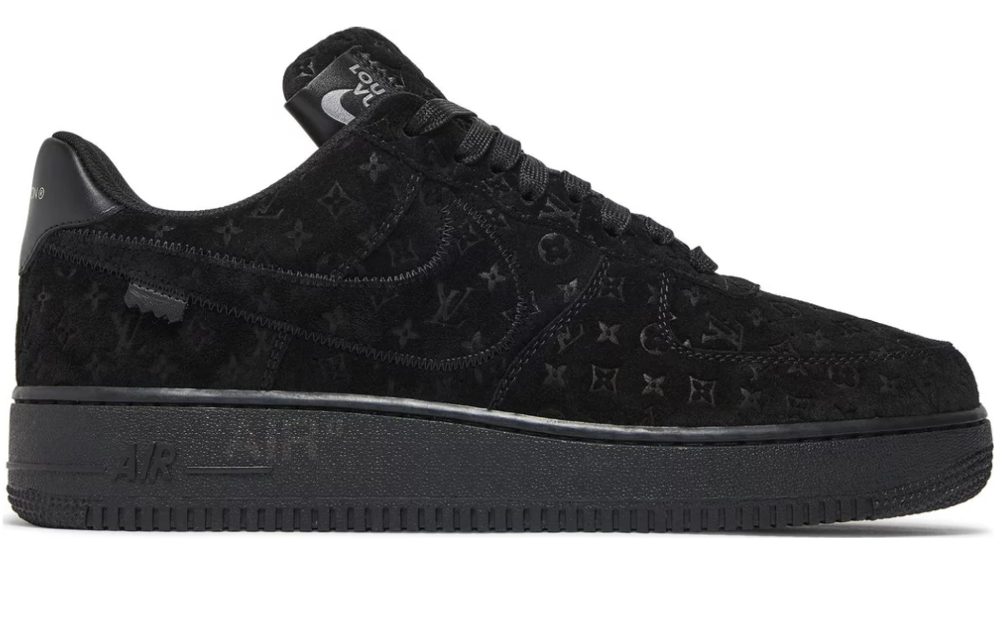 Louis Vuitton x Nike Air Force 1 Low 'Triple Black'