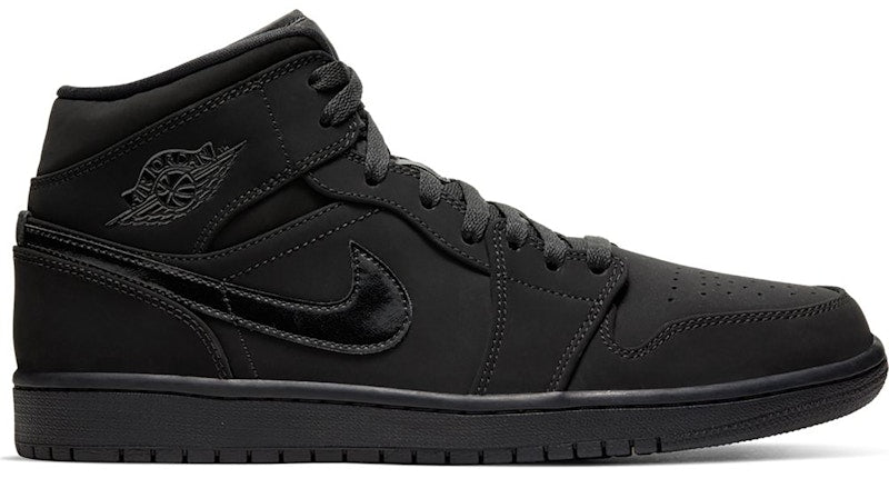 Jordan 1 Mid Triple Black (2020)