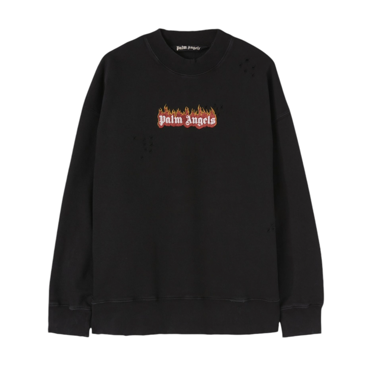 Palm Angels Burning Logo L/S Black
